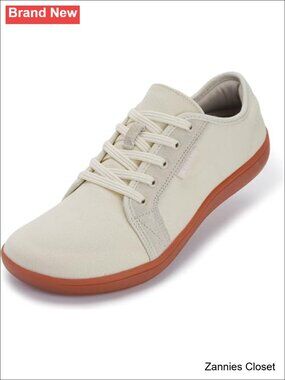 ✨WHITIN Women's Canvas Barefoot Sneakers Wide Toe Box Zero Drop Minimalist